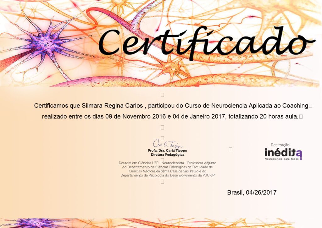 Certificado Neurociência Silmara