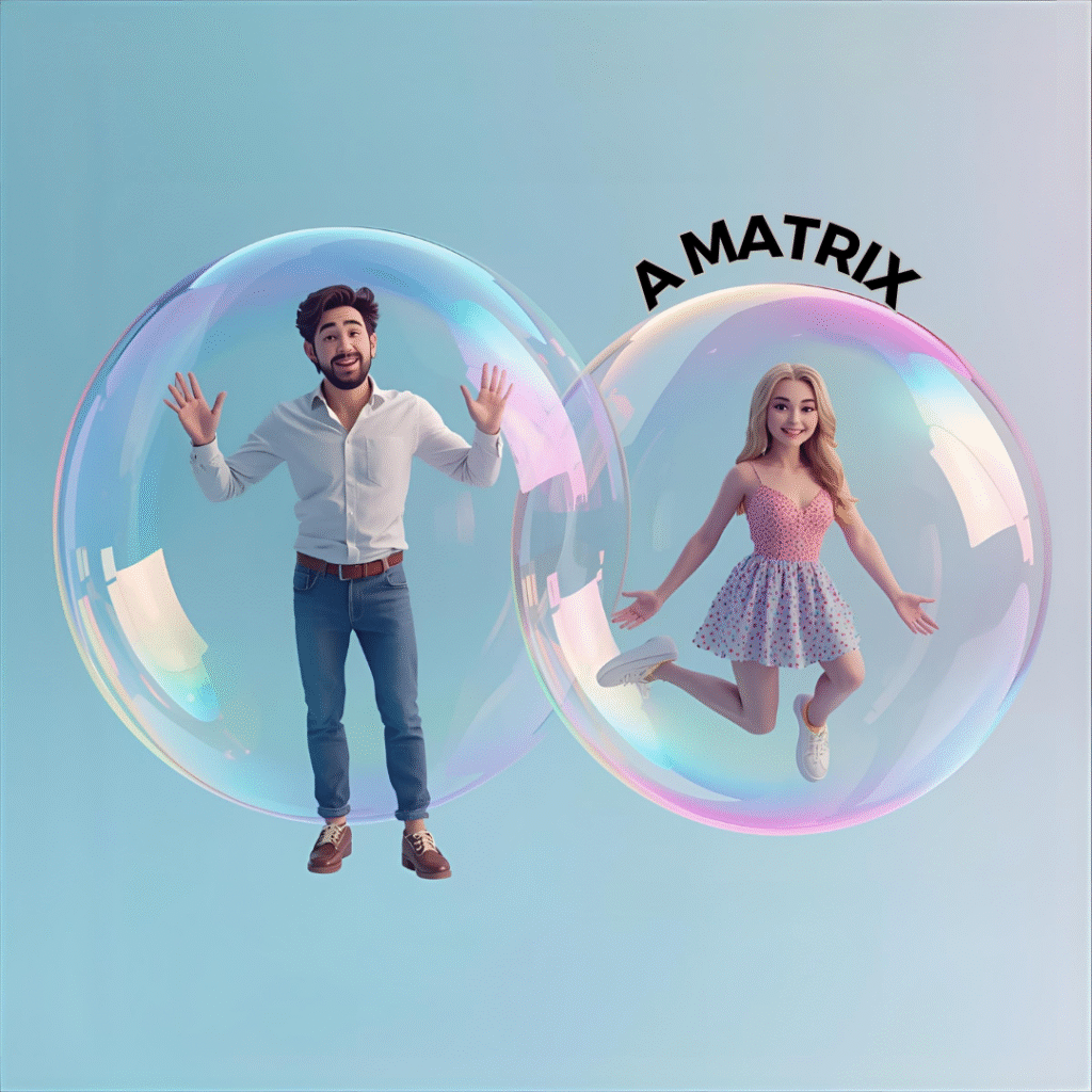 A Matrix e homem e mulher