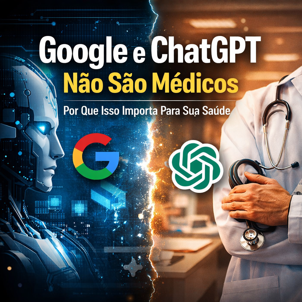 Google e ChatGPT Não São Médicos